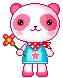 cute - pink panda