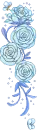 blue roses
