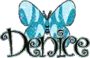 Denice (Blue Butterfly)