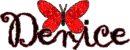 Denice (Red Butterfly)