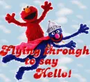 flying through to say hello