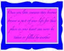 Once you love