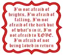 Not Afraid