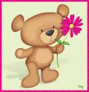 Teddy With Flower