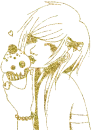 gold cupcake girl