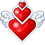 hearts and wings