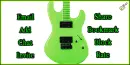 green guitar