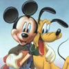 Mickey and Pluto