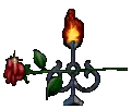 Rose's candle
