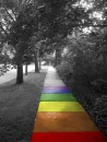 colorful sidewalk/.