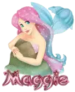 Maggie - Pink Mermaid Sparkle