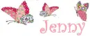 Pink butterflies