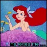 he loves me...