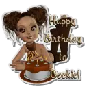 Happy Birthday to Beckie!