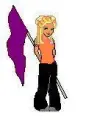 color guard girl