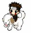 Kiba riding dog
