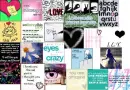 Collage of love icons