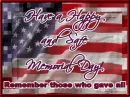 Happy & Safe Memorial Day