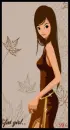 brown dress