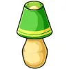 green lamp shade