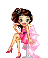sayclub doll - celebrity wearing pink dress