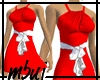 red halter dress