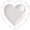 white heart