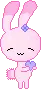 cute kawaii bunny character