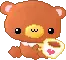 cute kawaii teddy bear character