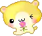 cute kawaii teddy bear character