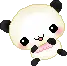 cute kawaii character panda