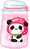 cute kawaii character panda