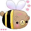  cute kawaii character bee