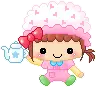 cute kawaii character girl