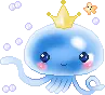  	cute kawaii character octopus