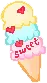 cute kawaii sweet yummy icecream