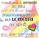 You are the best