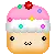 cupcake with sprinkles 