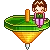 MINI SPINNING TOP DOLL