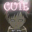 cute but evil gaara
