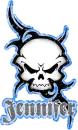 Jennifer (Tribal Skull)