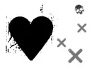 skull &heart