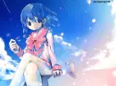 Blue Haired Schoolgirl