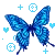 blue butterfly