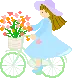 girl on bike