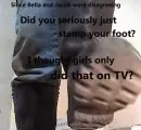 stamp that foot
