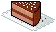 sliced cake