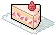 sliced cake