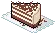 sliced cake