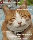 Positive attitude, annoy